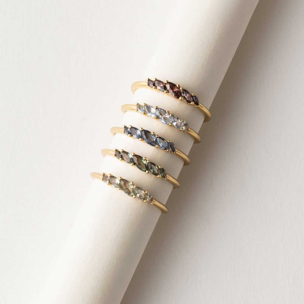 Aura Birthstone Marquise Ring