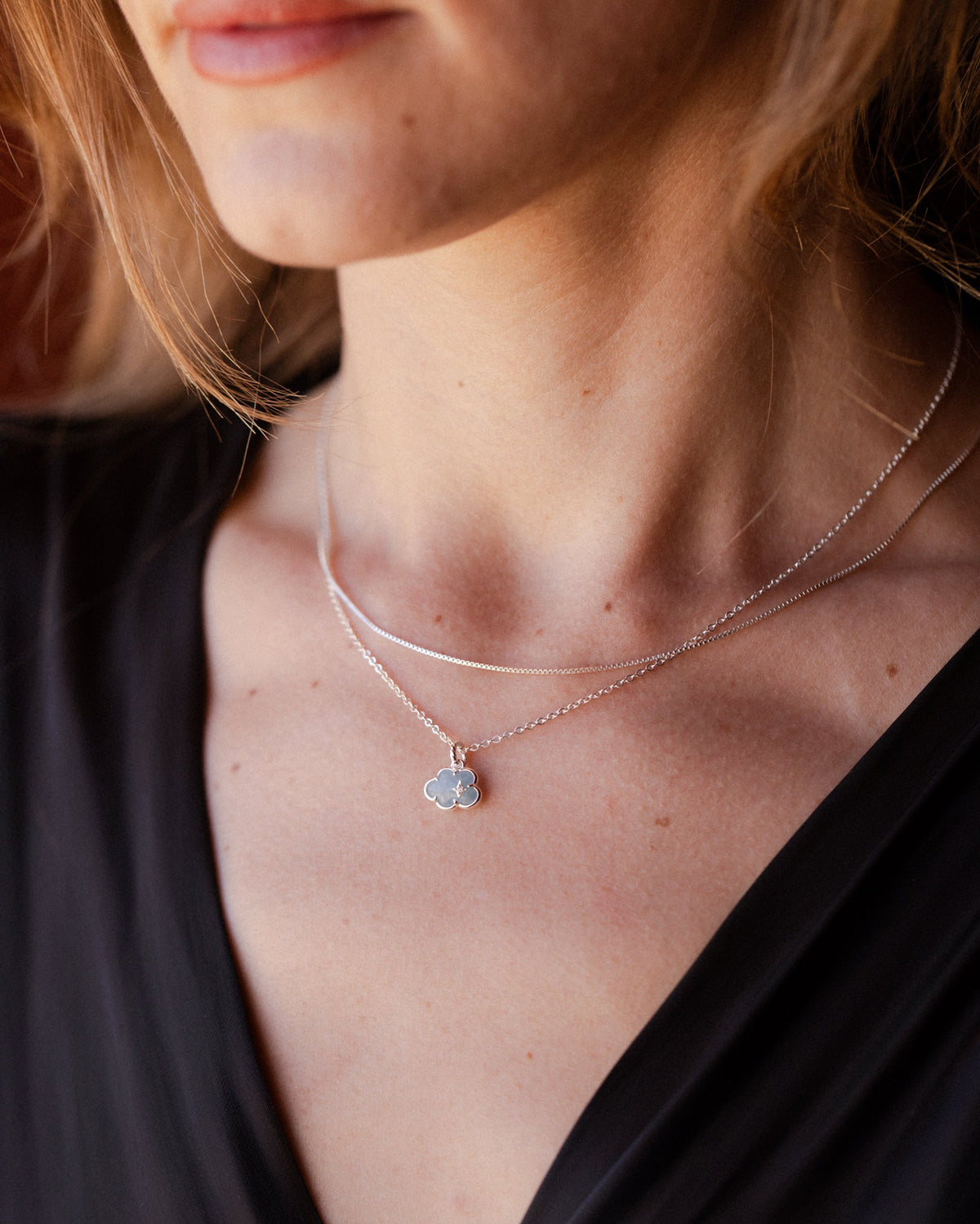 Aquamarine Cloud Charm