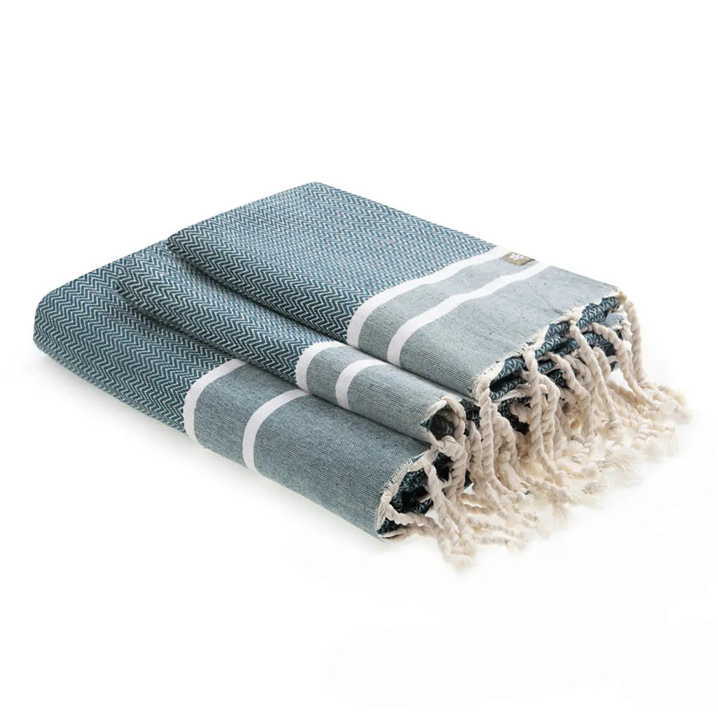 Cotton Bath Fouta Set (1+2) 100x200 + 2(50x80) STOCKHOLM