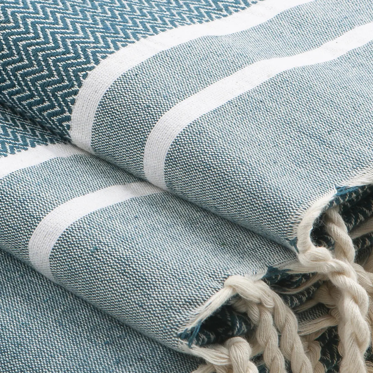 Cotton Bath Fouta Set (1+2) 100x200 + 2(50x80) STOCKHOLM