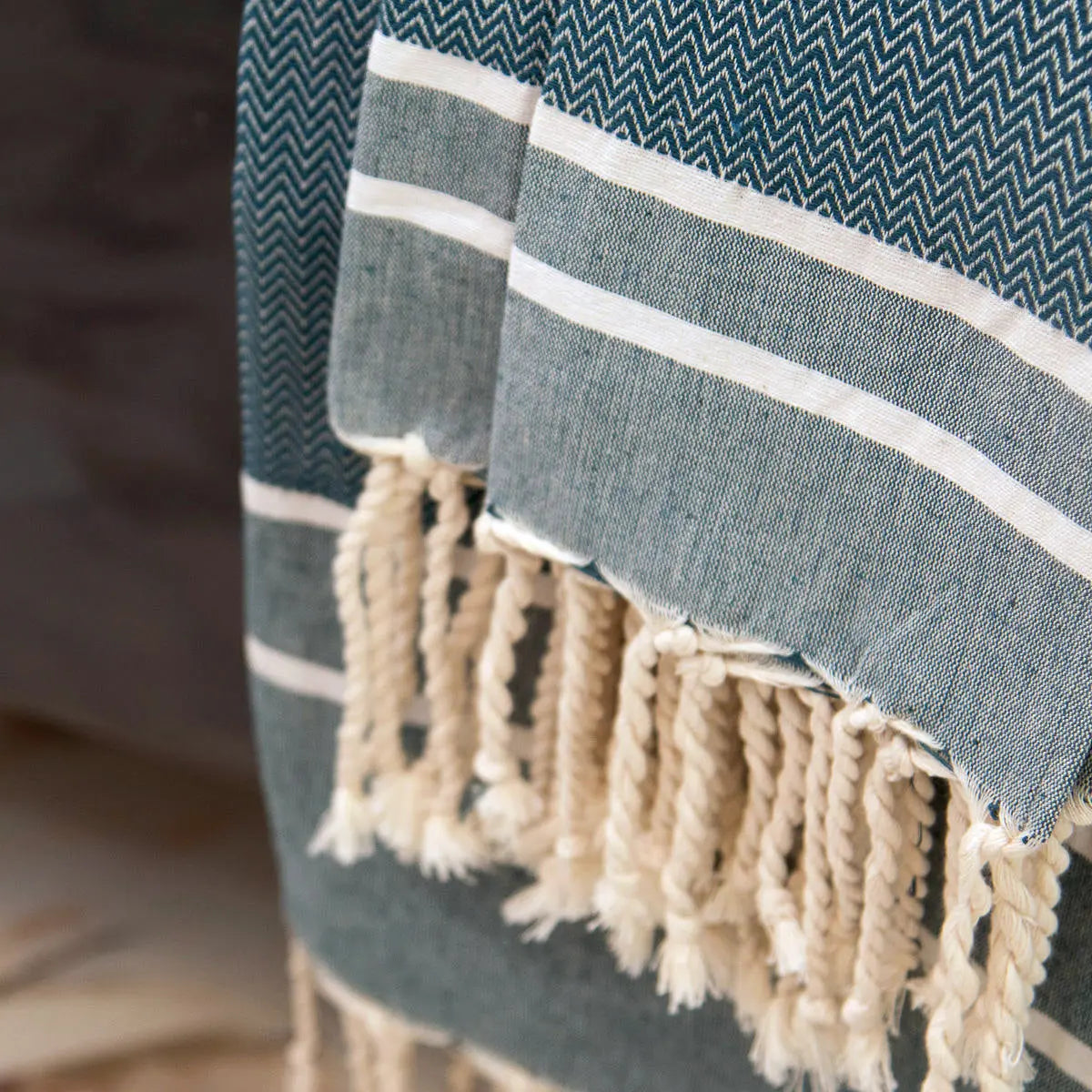 Cotton Bath Fouta Set (1+2) 100x200 + 2(50x80) STOCKHOLM