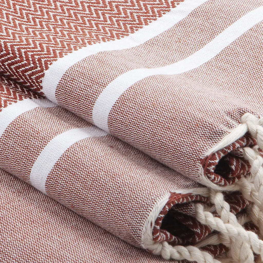 Cotton Bath Fouta Set (1+2) 100x200 + 2(50x80) STOCKHOLM