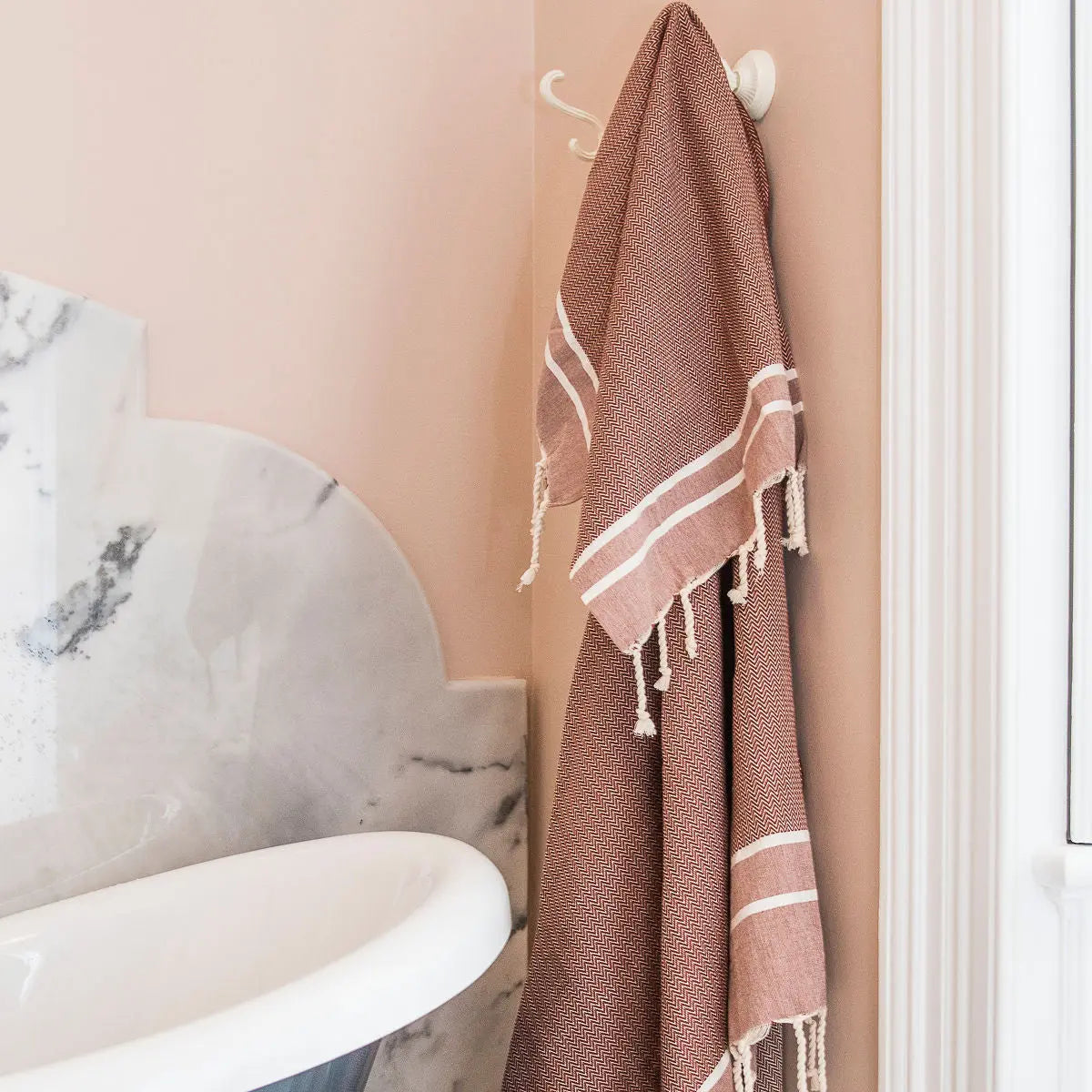 Cotton Bath Fouta Set (1+2) 100x200 + 2(50x80) STOCKHOLM