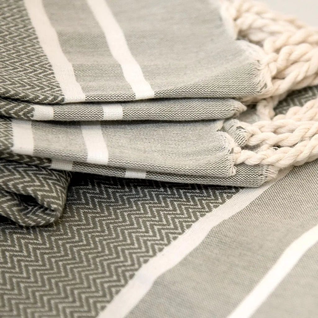 Cotton Bath Fouta Set (1+2) 100x200 + 2(50x80) STOCKHOLM