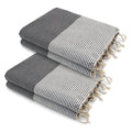 Set of 2 XXL Honeycomb Cotton Foutas 200x200 ERICEIRA