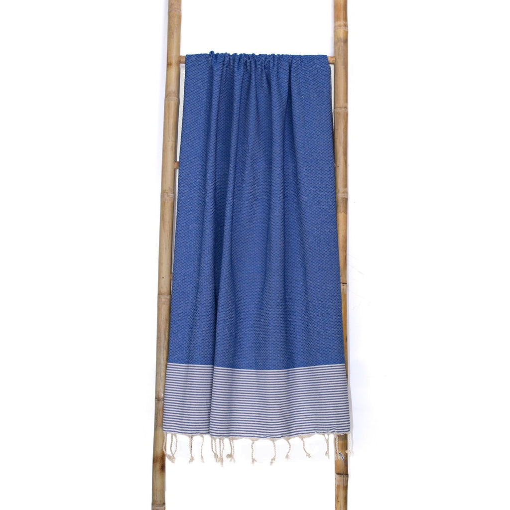 Set of 2 XXL Honeycomb Cotton Foutas 200x200 ERICEIRA