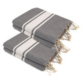 Set of 2 XXL Cotton Foutas 200x200 MALIBU
