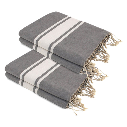 Set of 2 XXL Cotton Foutas 200x200 MALIBU