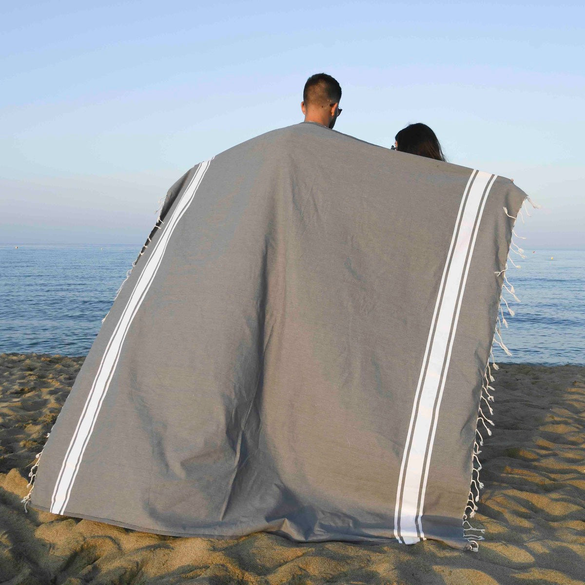 Set of 2 XXL Cotton Foutas 200x200 MALIBU