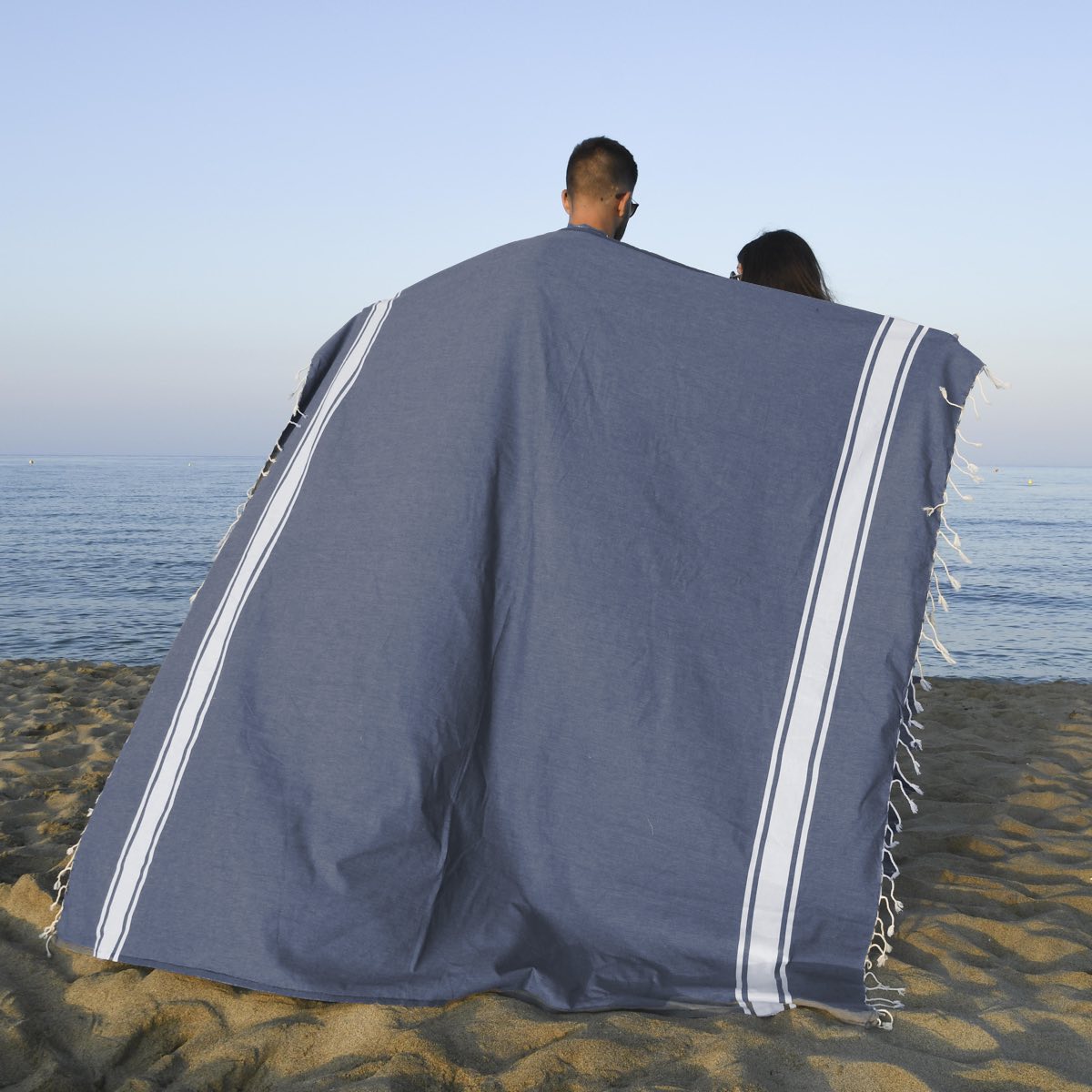 Set of 2 XXL Cotton Foutas 200x200 MALIBU
