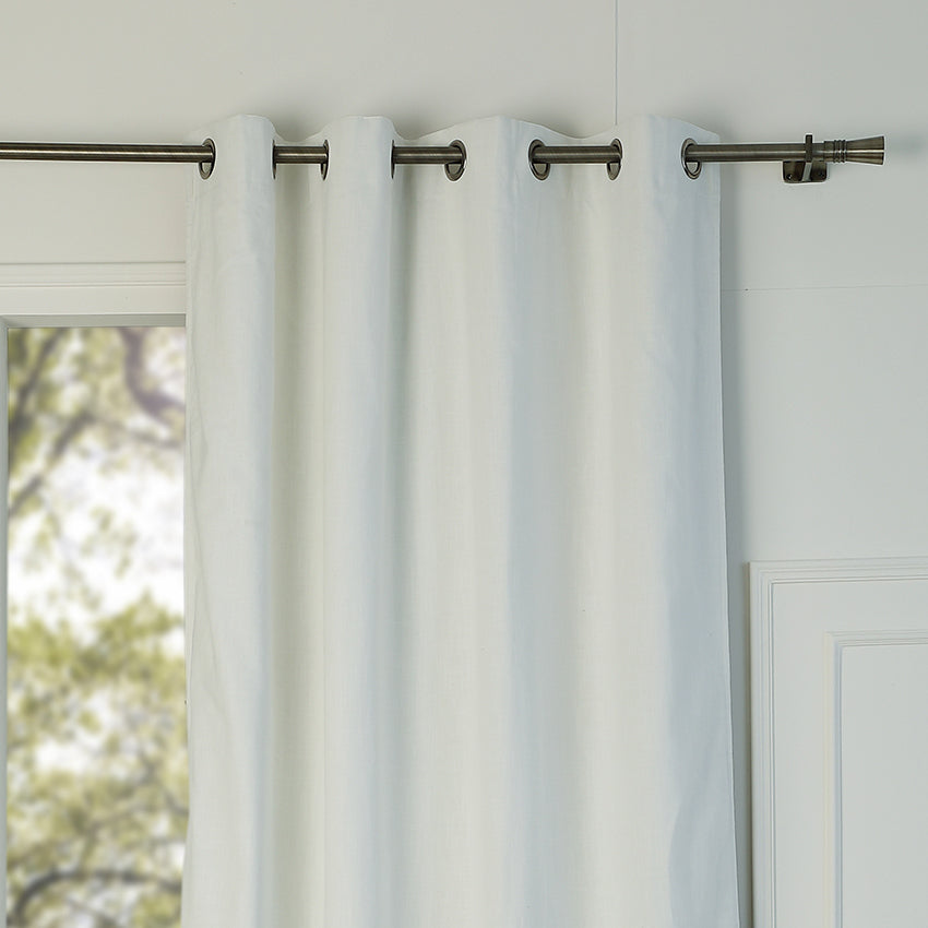 Blackout Eyelet Cotton Canvas Curtain 130x260 LOUIS