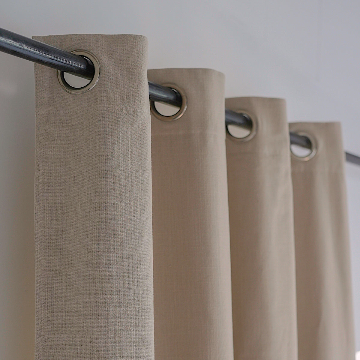 Blackout Eyelet Cotton Canvas Curtain 130x260 LOUIS