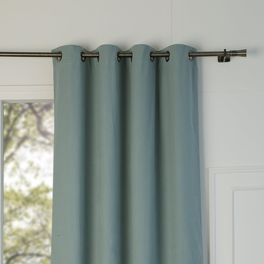 Blackout Eyelet Cotton Canvas Curtain 130x260 LOUIS