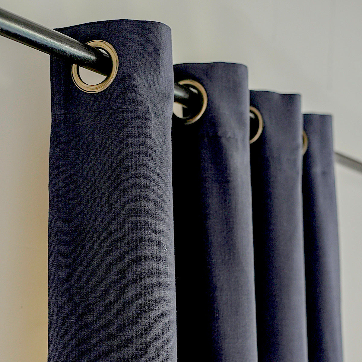 Blackout Eyelet Cotton Canvas Curtain 130x260 LOUIS