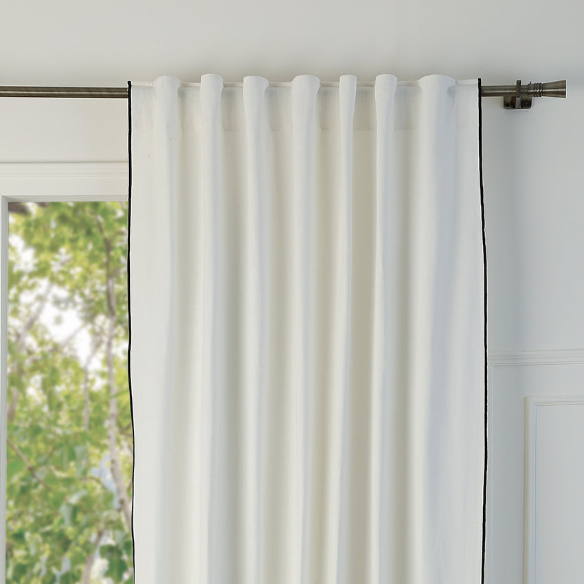 Tab Top Cotton Canvas Curtain 140x260 JULES