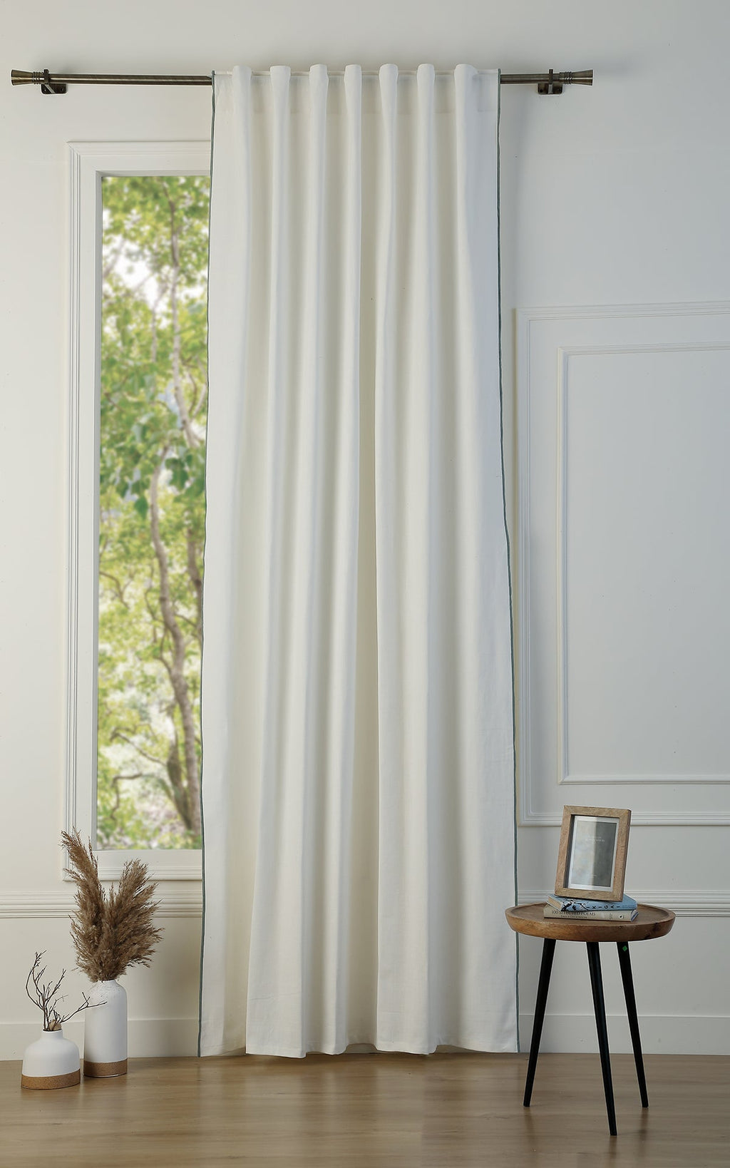 Tab Top Cotton Canvas Curtain 140x260 JULES