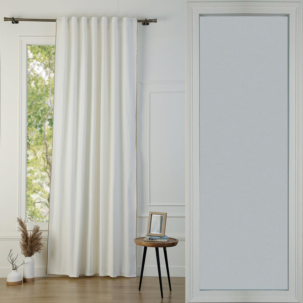 Tab Top Cotton Canvas Curtain 140x260 JULES