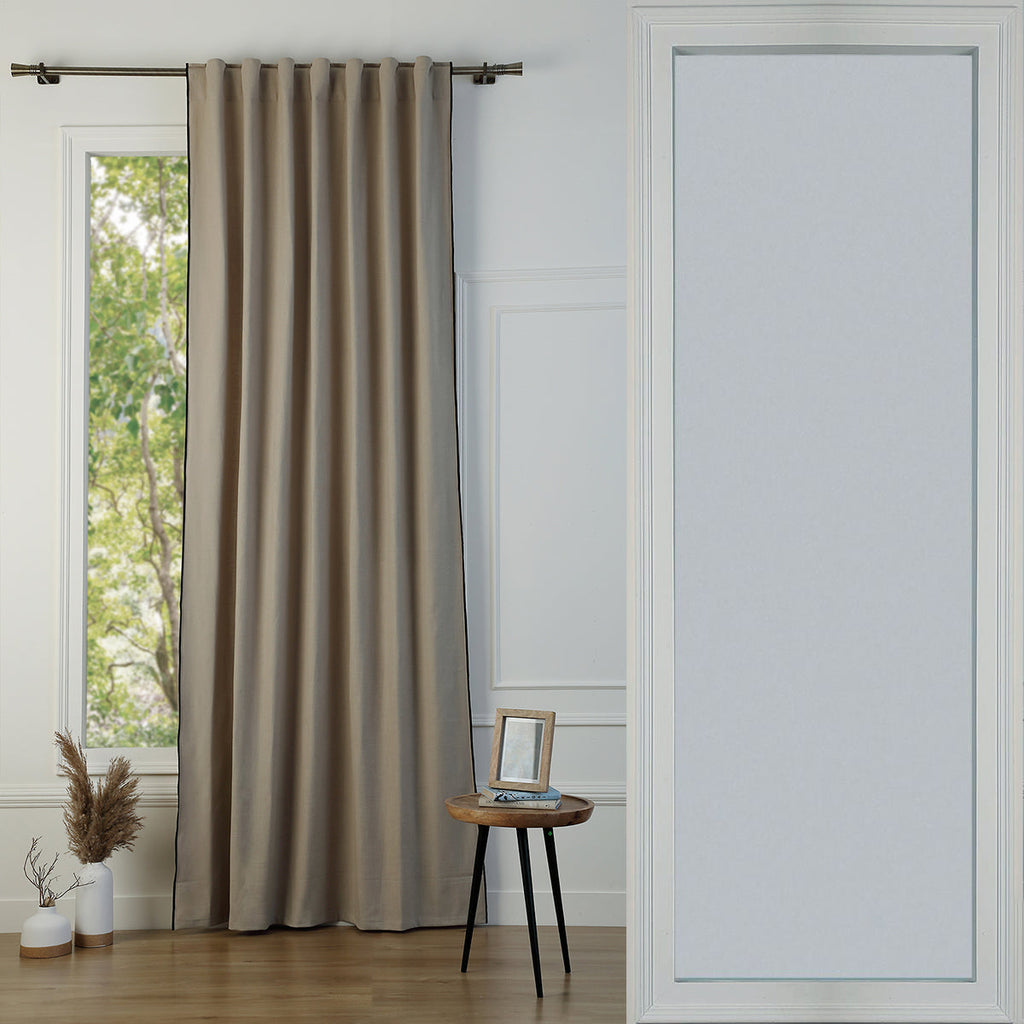 Tab Top Cotton Canvas Curtain 140x260 JULES