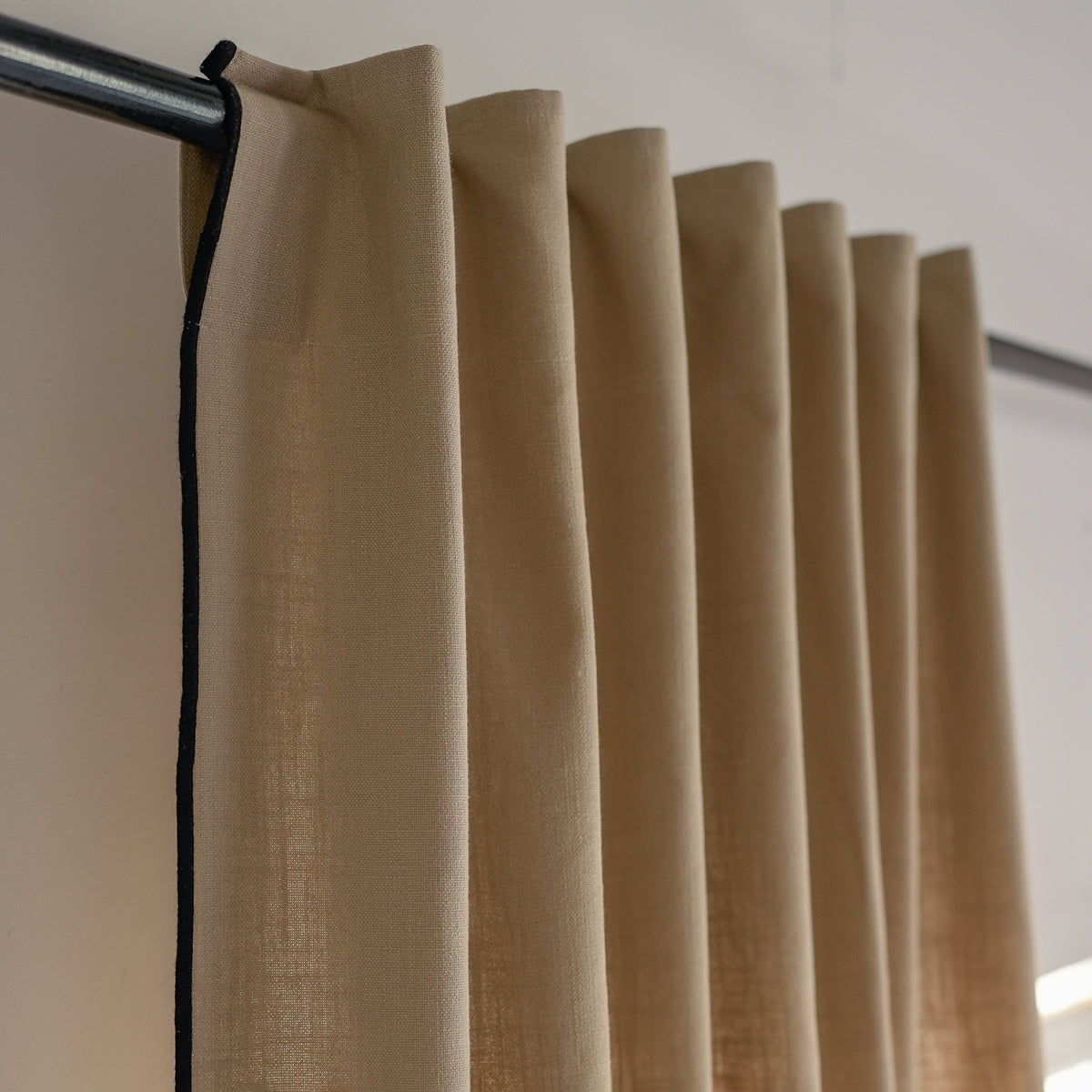 Tab Top Cotton Canvas Curtain 140x260 JULES
