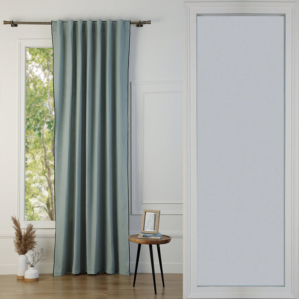 Tab Top Cotton Canvas Curtain 140x260 JULES