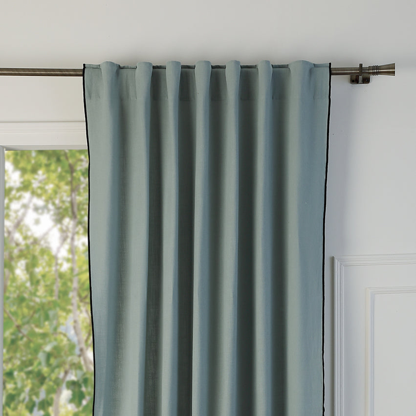 Tab Top Cotton Canvas Curtain 140x260 JULES