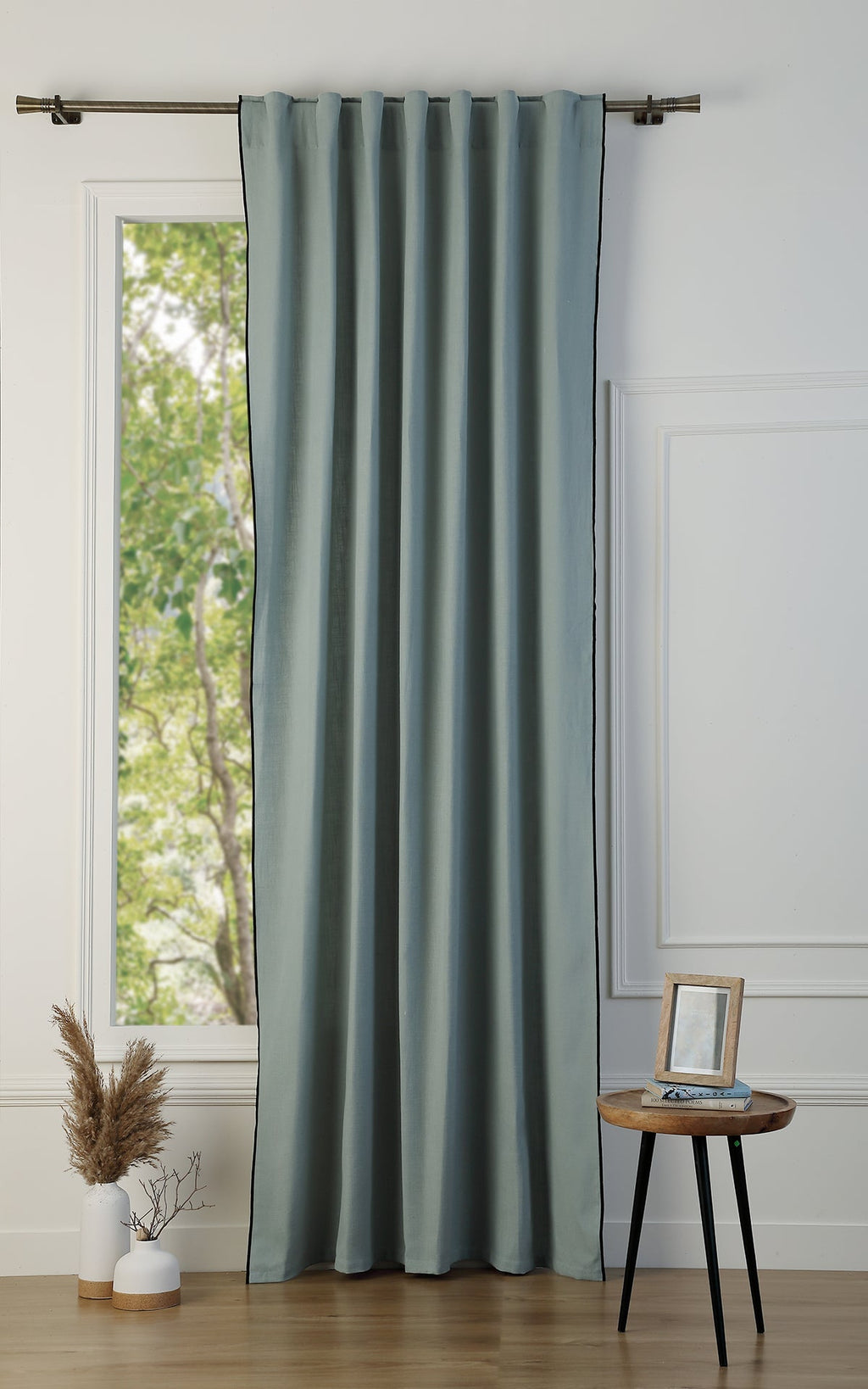 Tab Top Cotton Canvas Curtain 140x260 JULES