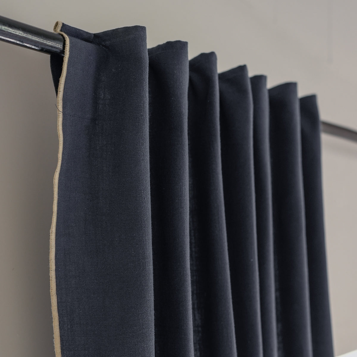 Tab Top Cotton Canvas Curtain 140x260 JULES