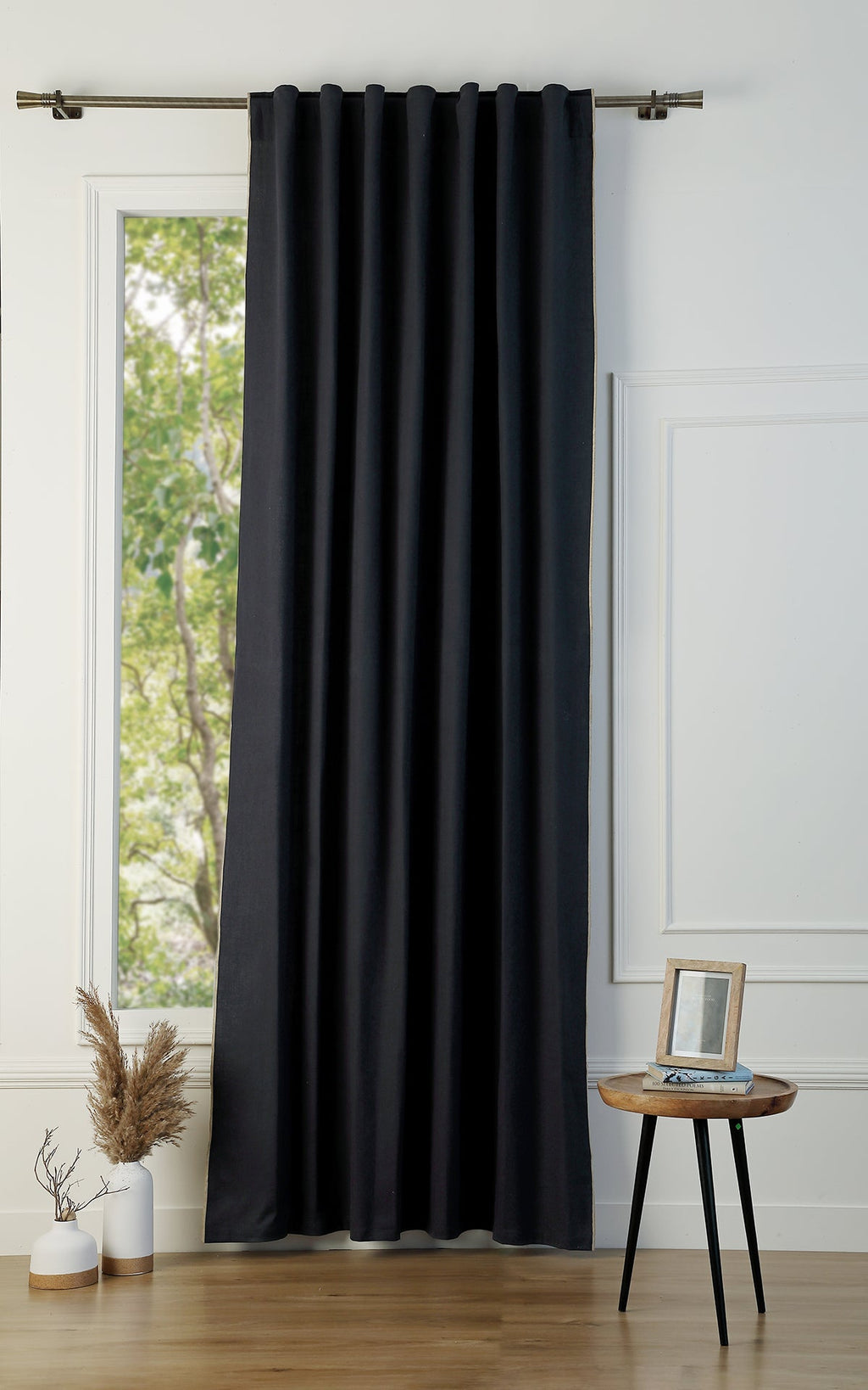 Tab Top Cotton Canvas Curtain 140x260 JULES