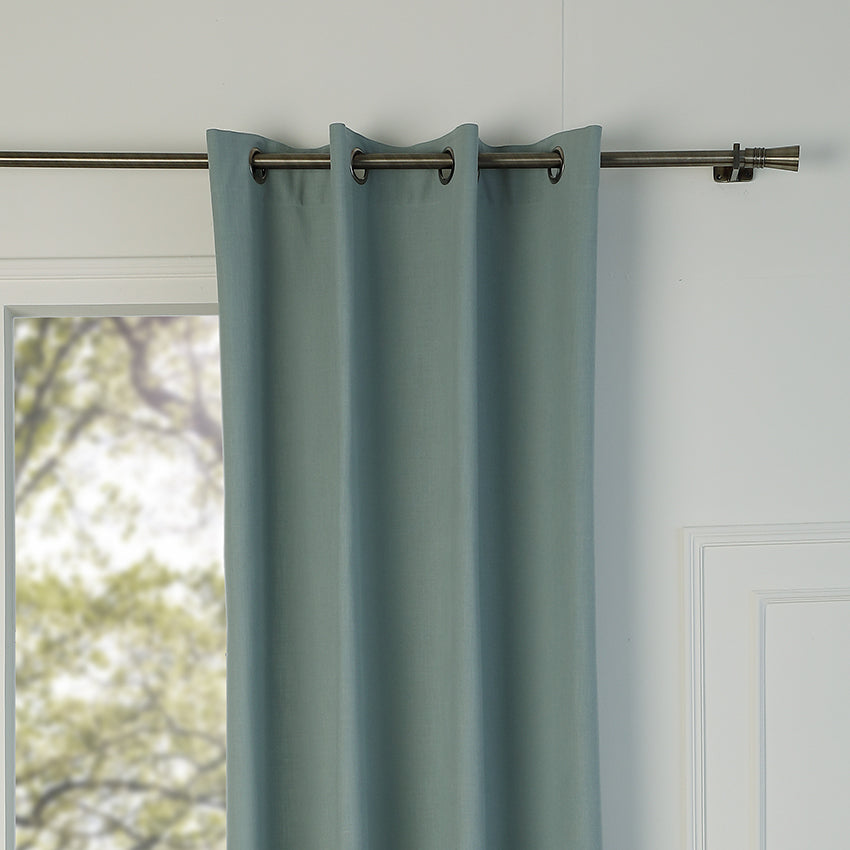Eyelet Cotton Canvas Curtain 140x260 JULES