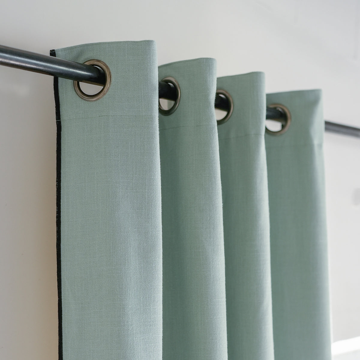 Eyelet Cotton Canvas Curtain 140x260 JULES