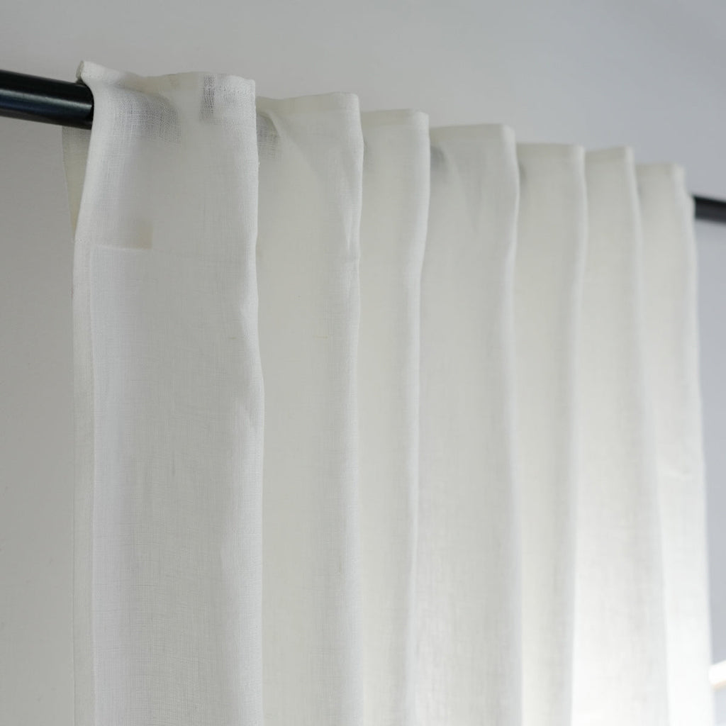 Tab Top Washed Linen Curtain 140x260 PAUL