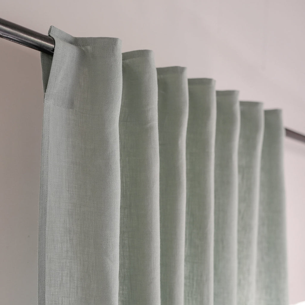 Tab Top Washed Linen Curtain 140x260 PAUL