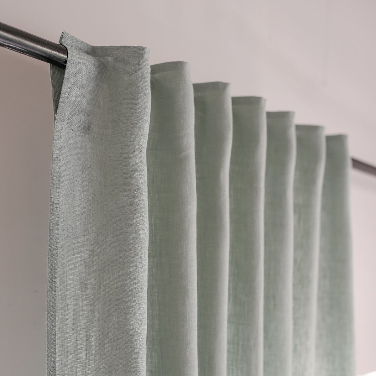 Tab Top Washed Linen Curtain 140x260 PAUL