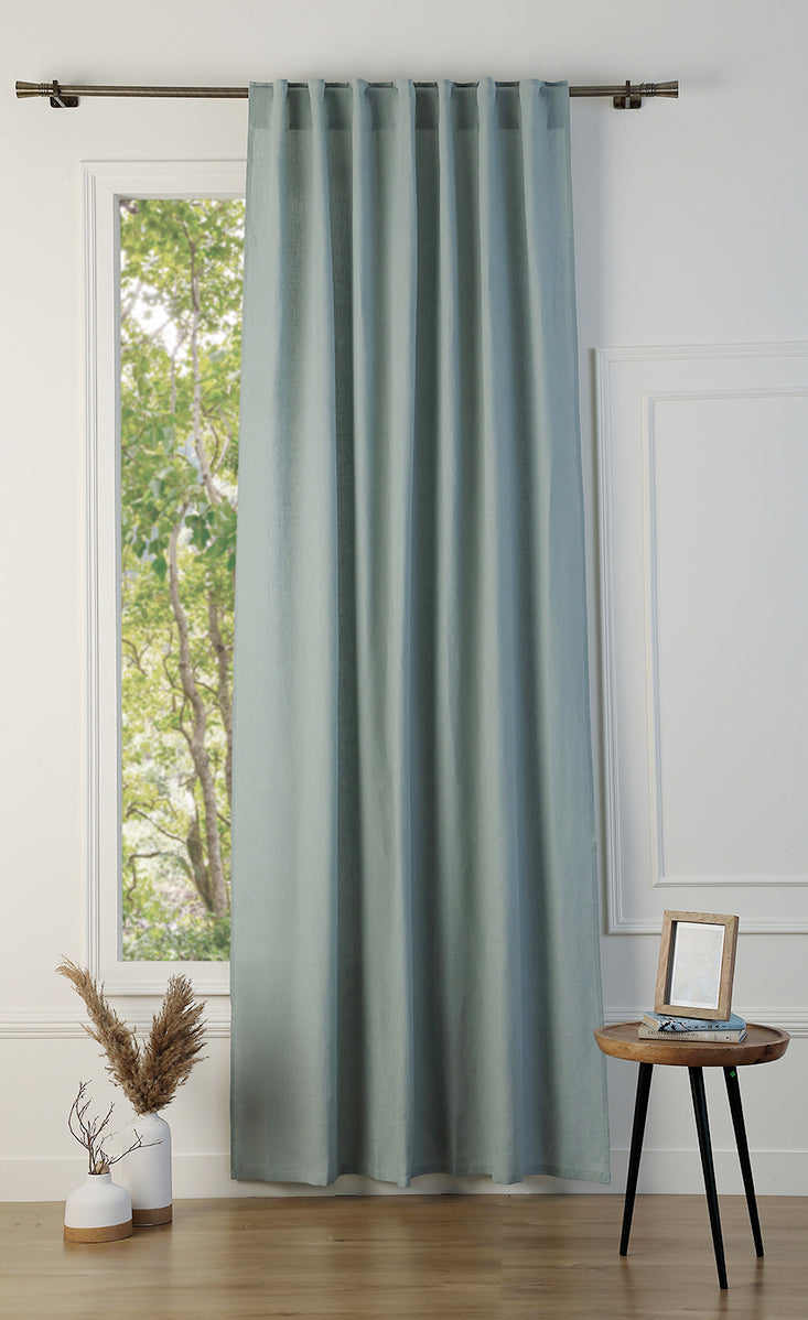 Tab Top Washed Linen Curtain 140x260 PAUL
