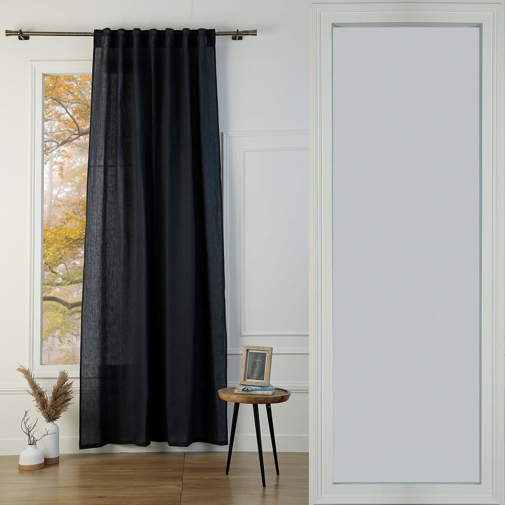 Tab Top Washed Linen Curtain 140x260 PAUL