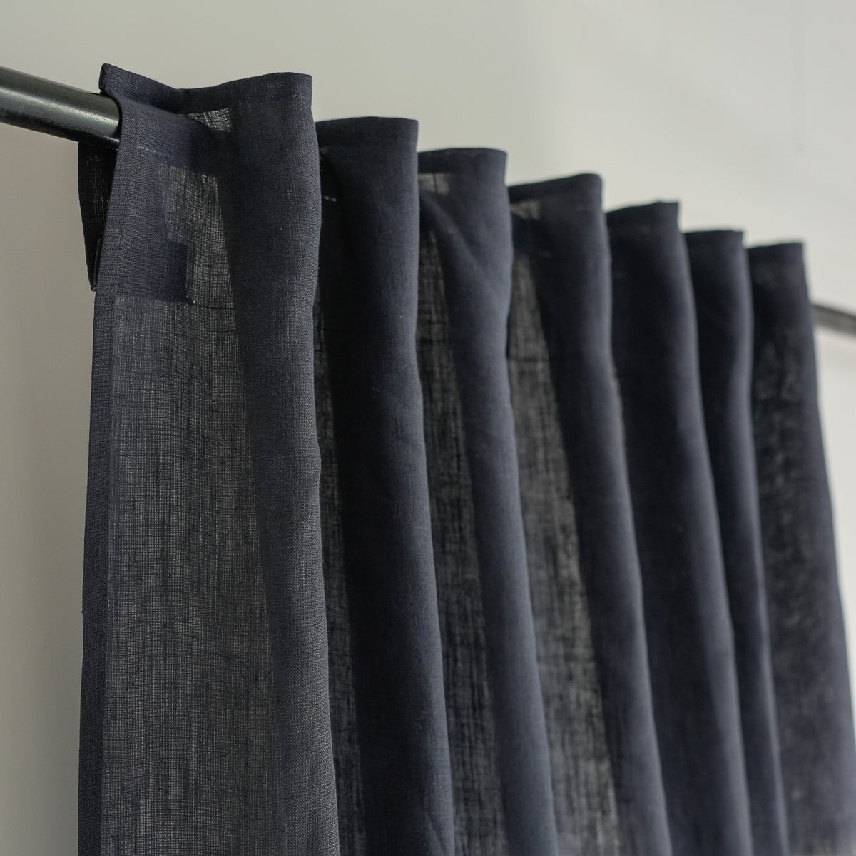 Tab Top Washed Linen Curtain 140x260 PAUL