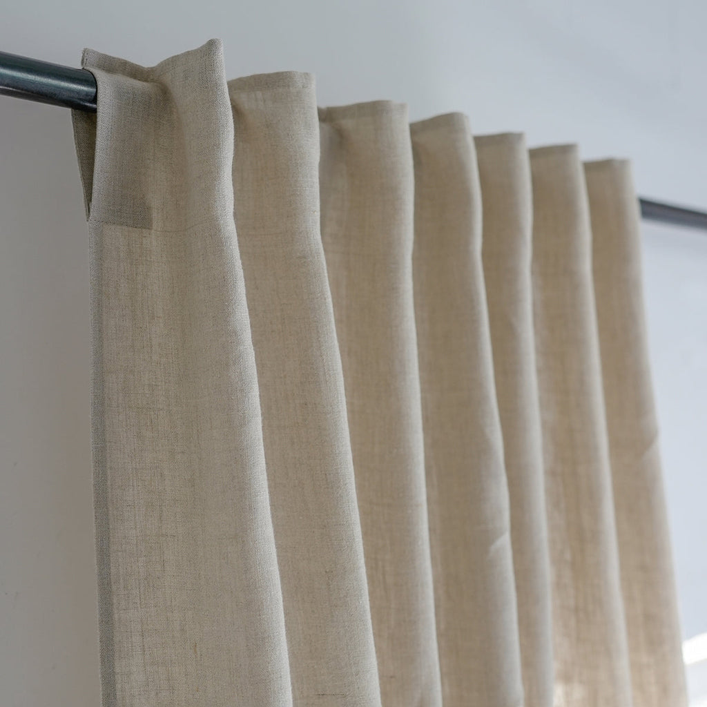Tab Top Washed Linen Curtain 140x290 PAUL