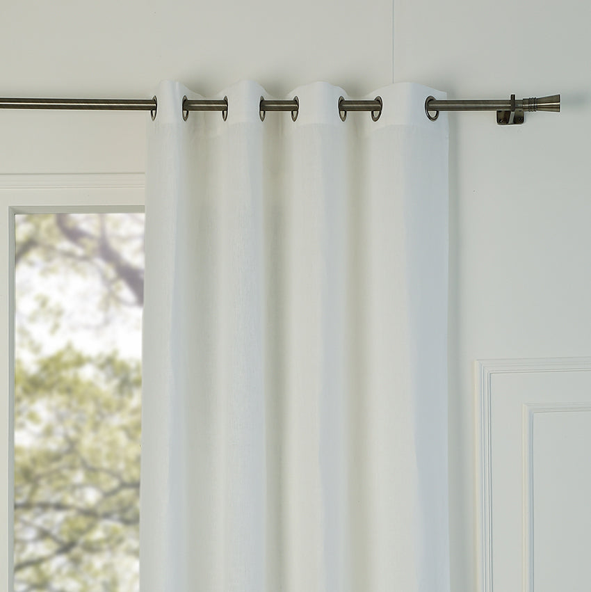 Eyelet Washed Linen Curtain 140x260 PAUL