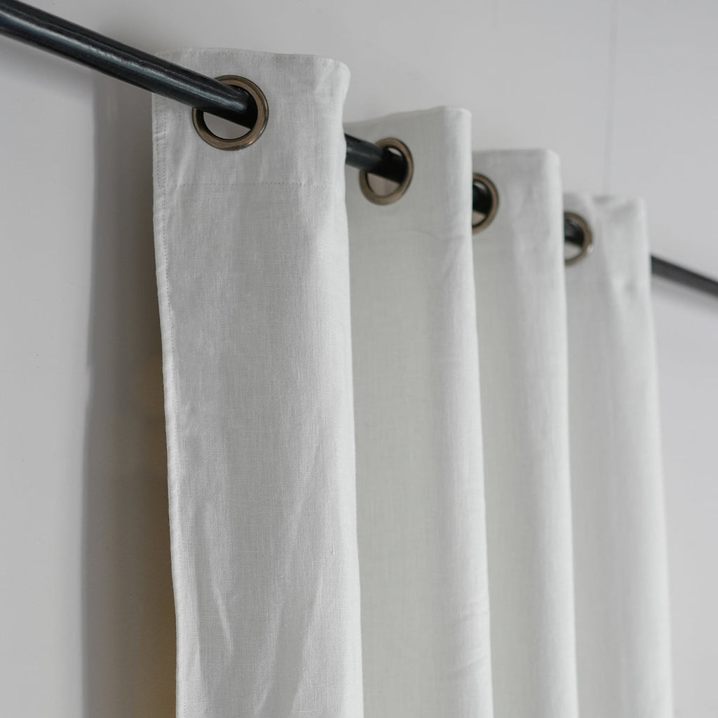 Eyelet Washed Linen Curtain 140x260 PAUL