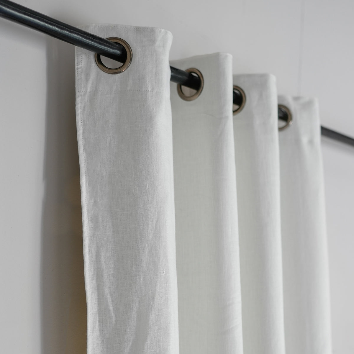 Eyelet Washed Linen Curtain 140x260 PAUL