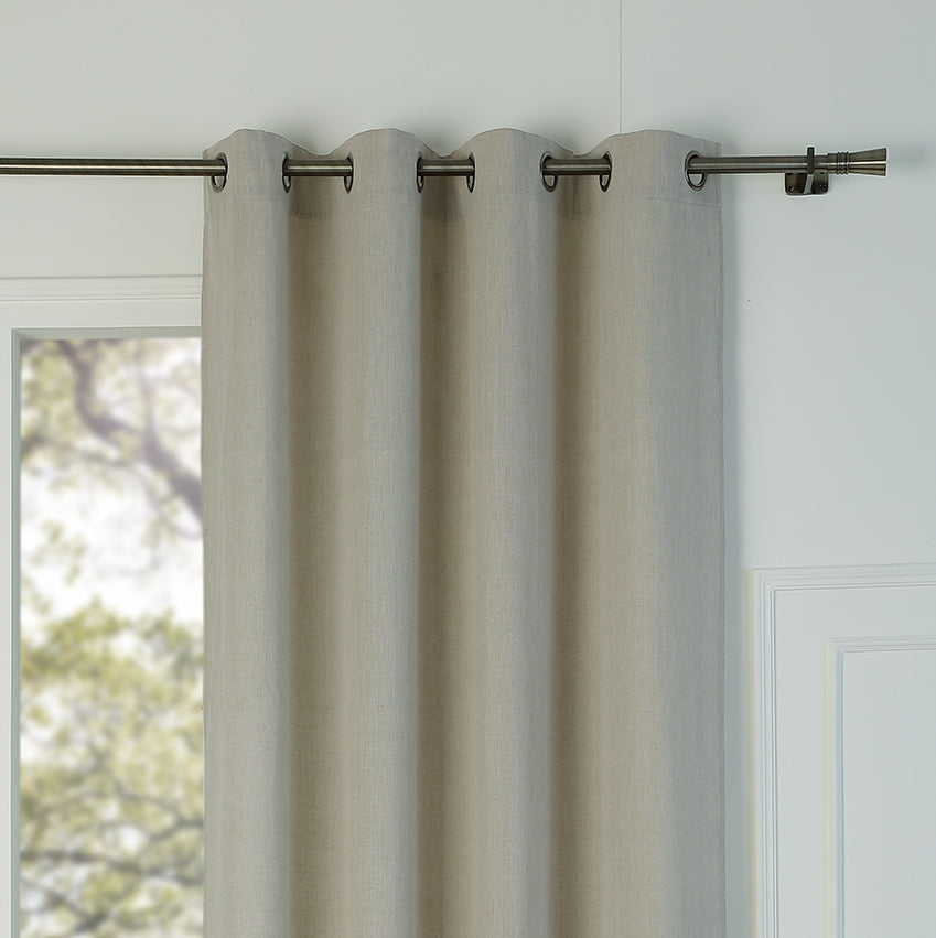 Eyelet Washed Linen Curtain 140x260 PAUL
