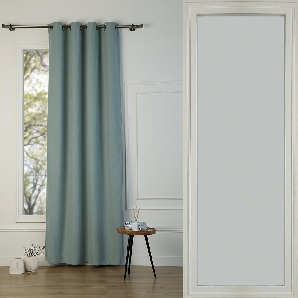Eyelet Washed Linen Curtain 140x260 PAUL
