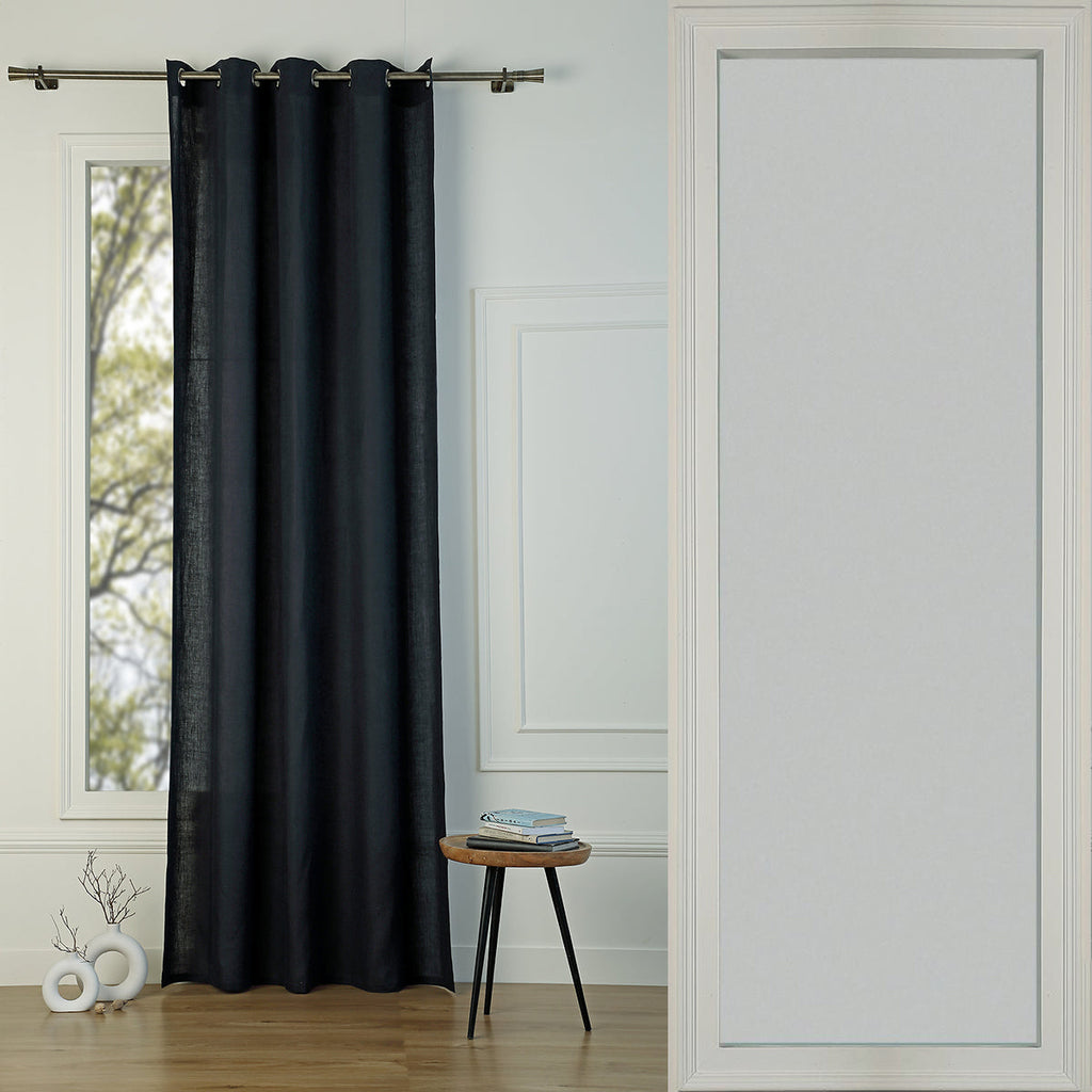 Eyelet Washed Linen Curtain 140x260 PAUL