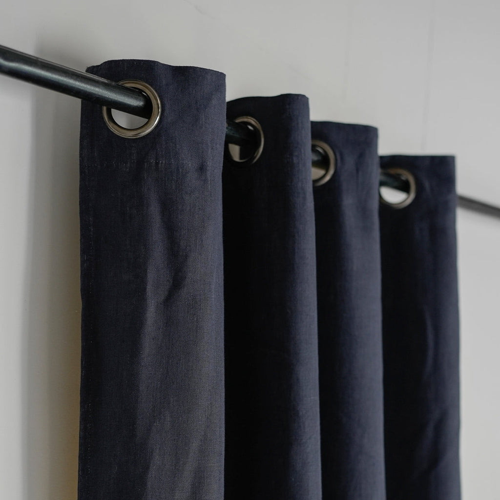 Eyelet Washed Linen Curtain 140x260 PAUL