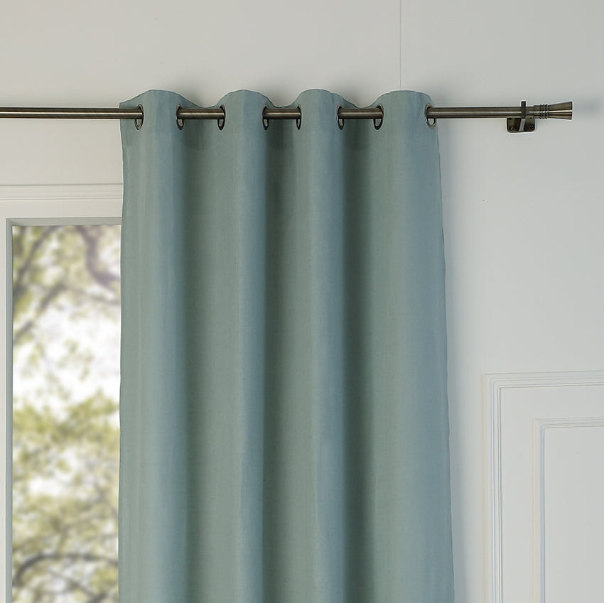 Blackout Eyelet Washed Linen Curtain 130x260 PAUL