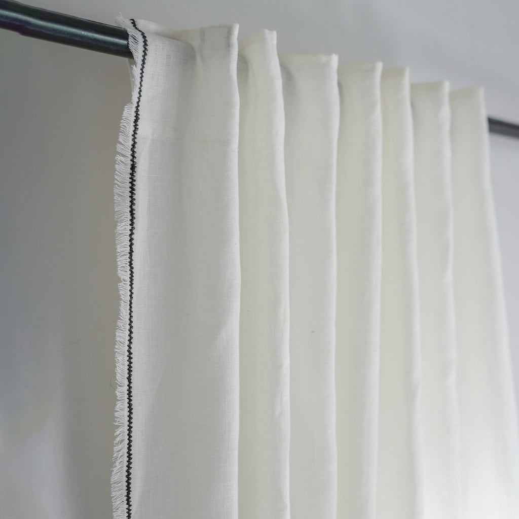 Tab Top Washed Linen Curtain 140x260 GABRIEL