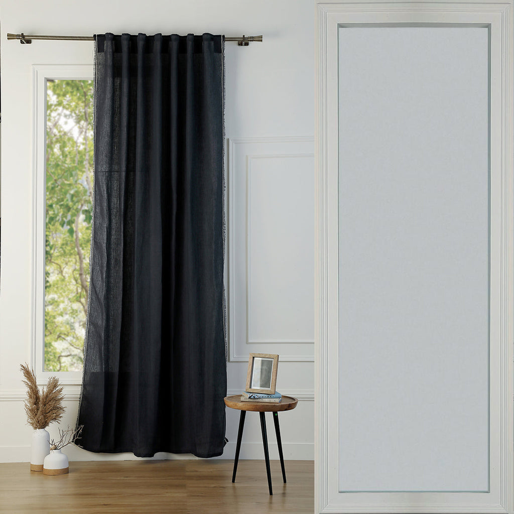 Tab Top Washed Linen Curtain 140x260 GABRIEL