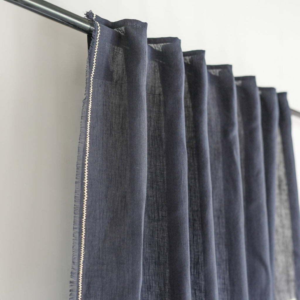 Tab Top Washed Linen Curtain 140x260 GABRIEL