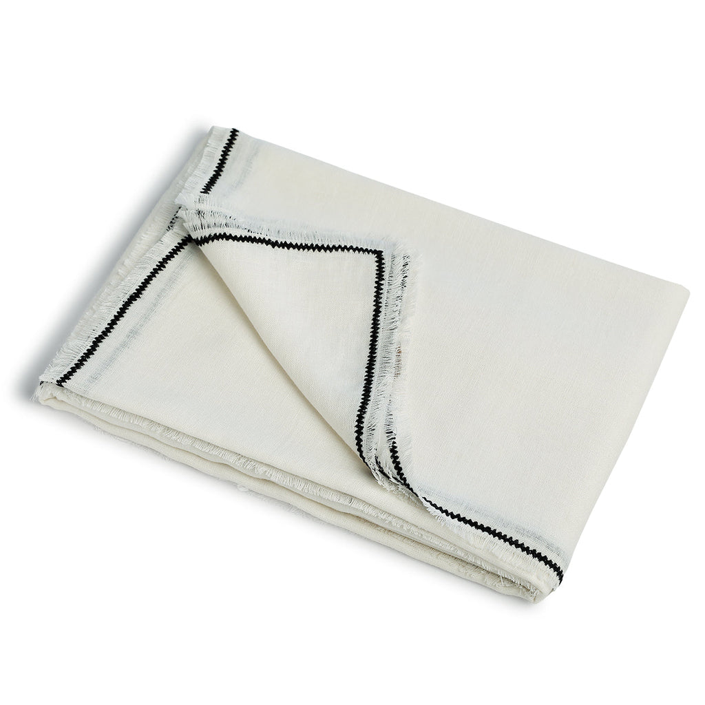 Eyelet Washed Linen Curtain 140x260 GABRIEL