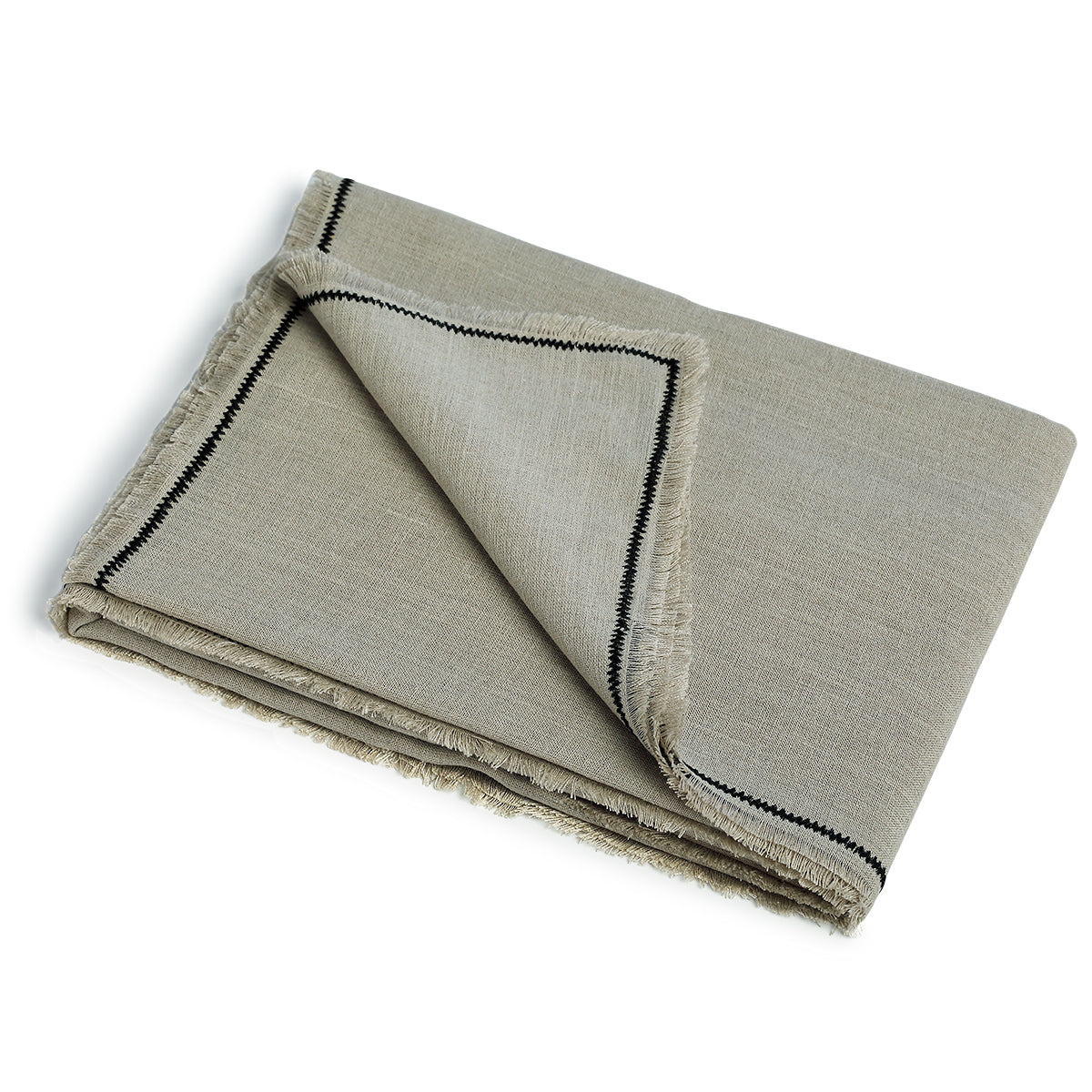 Eyelet Washed Linen Curtain 140x260 GABRIEL